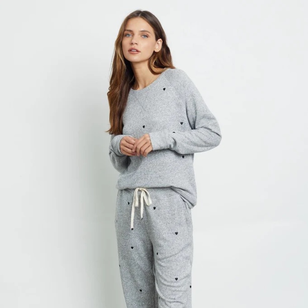Rails embroidered heart sweatshirt